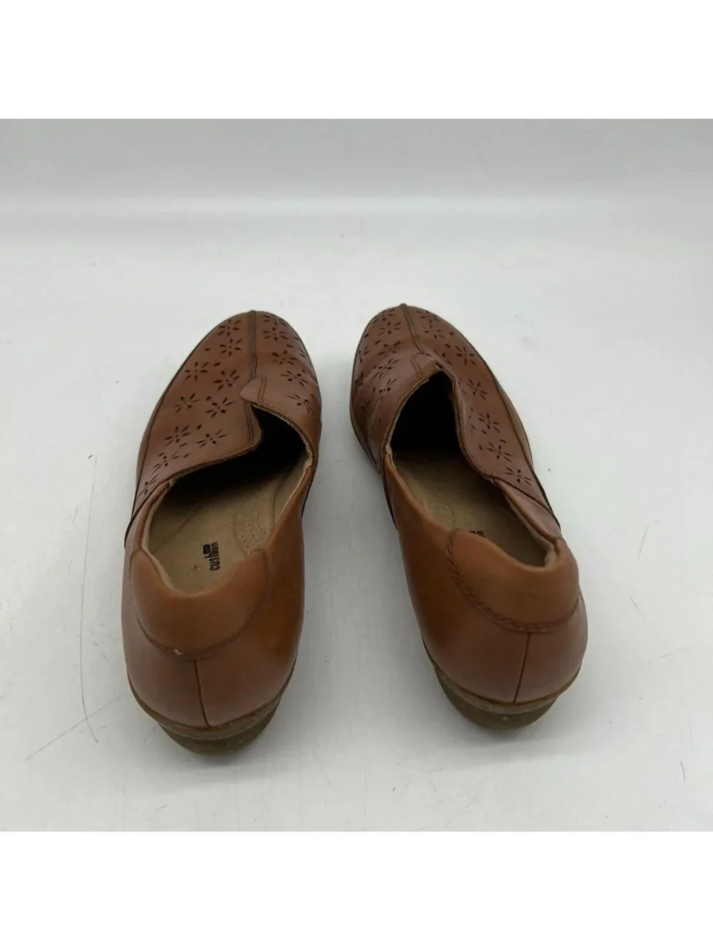 Clarks Collection Womens Everlay Dairyn Slip-On Loafer 10M Brown Leather Shoes